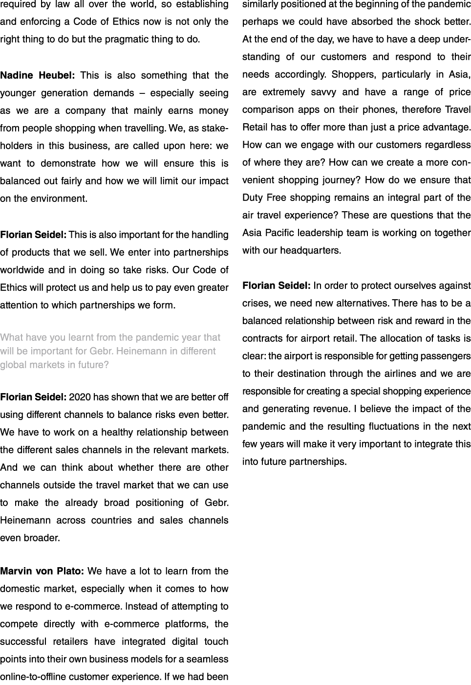 required by law all over the world, so establishing and enforcing a Code of Ethics now is not only the right thing to   