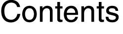 Contents